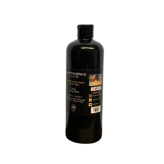 Black Acrylic Paint, 500ml Bottle, Heavy Body