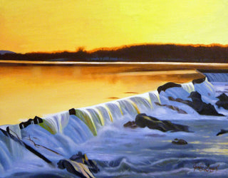 Pawtucket Falls in Lowell, MA
