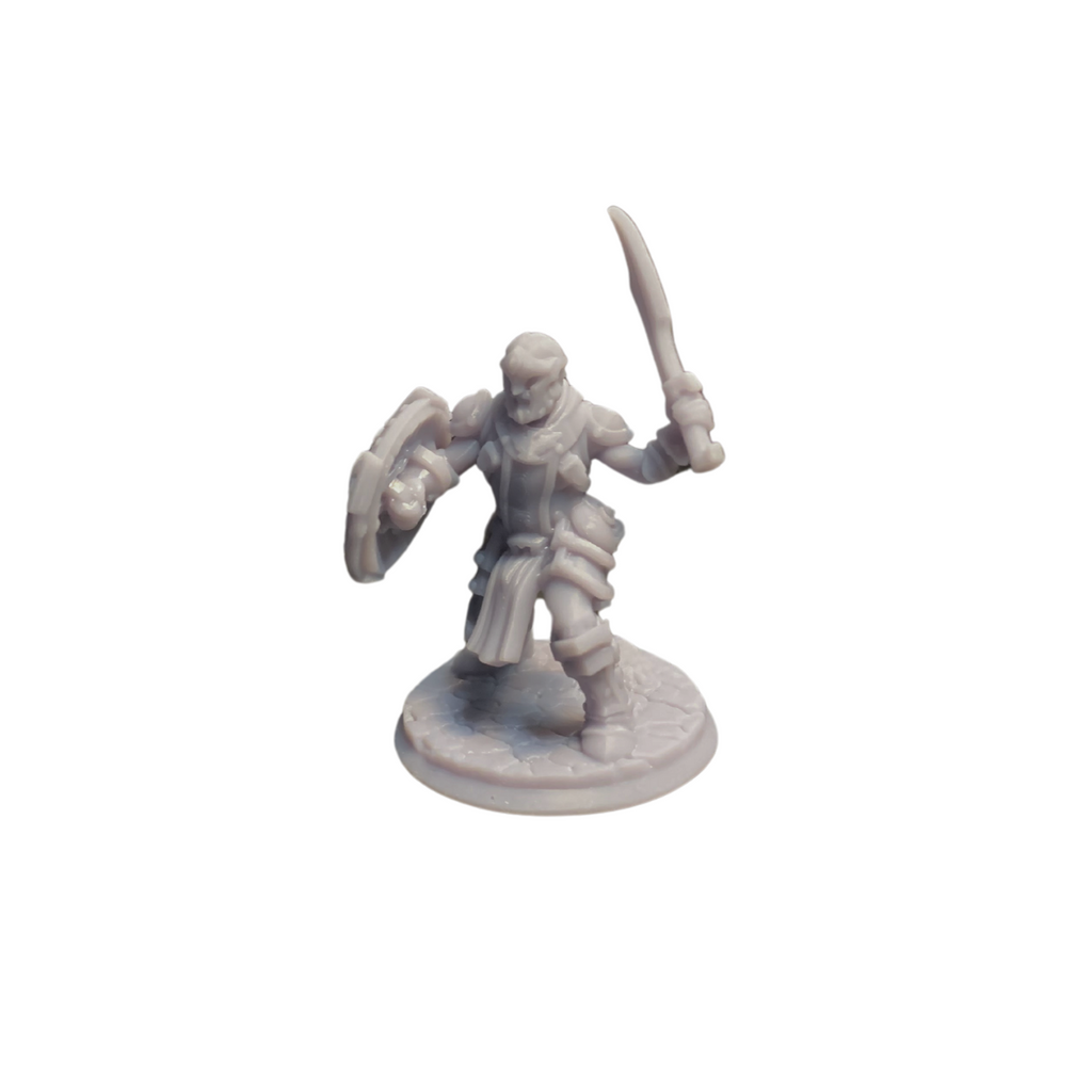 Human Tabletop Human Warrior Tabletop DND Gaming Miniature, Blister Pack – JJArtworks ...
